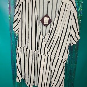 Target Black and White Striped Top